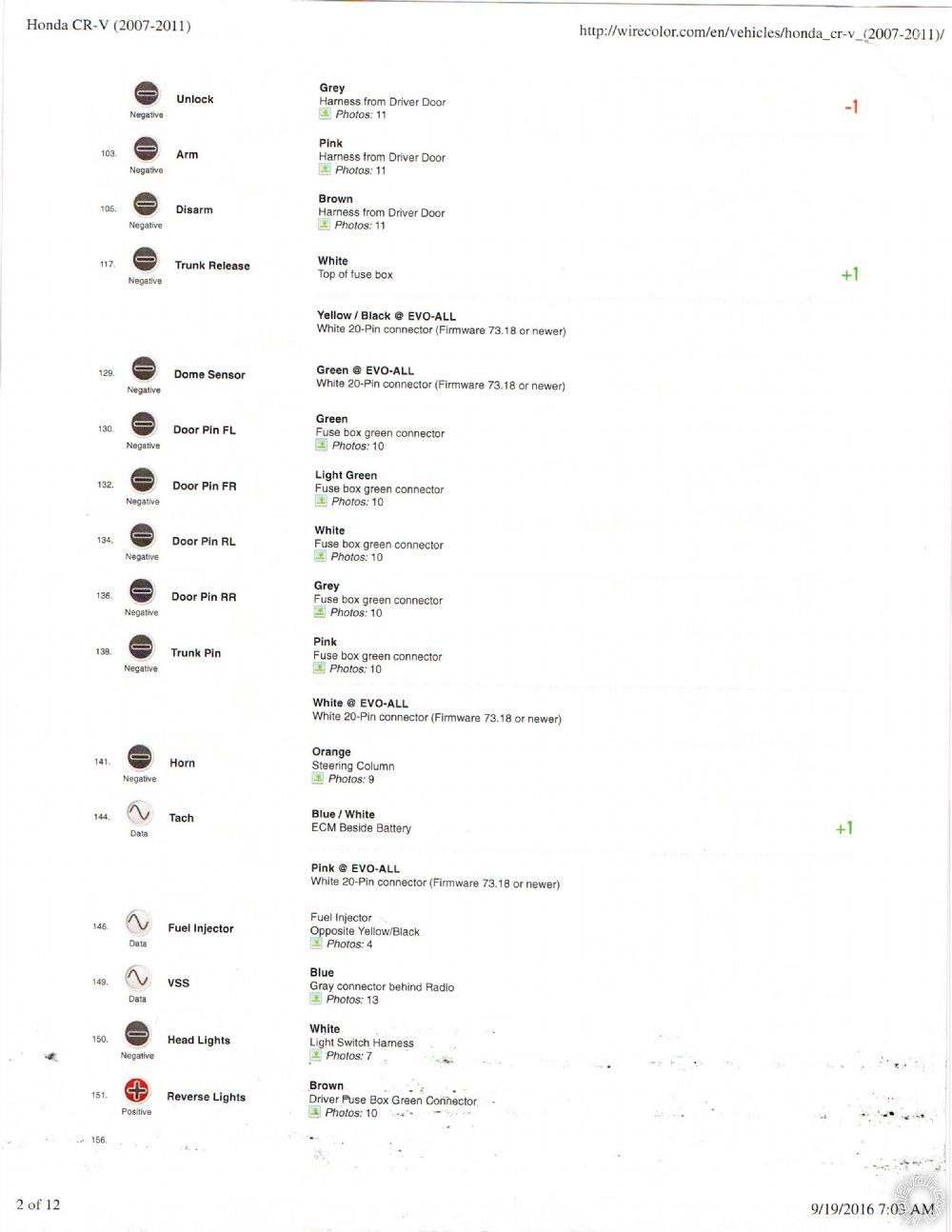 2007-2011 honda crv wiring -- posted image.