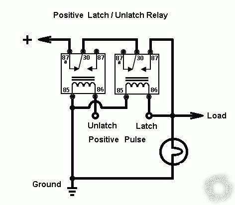 single positive pulse to constant on/off? -- posted image.