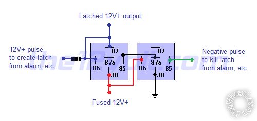 latching relay 12v trigger - Page 2 - Last Post -- posted image.