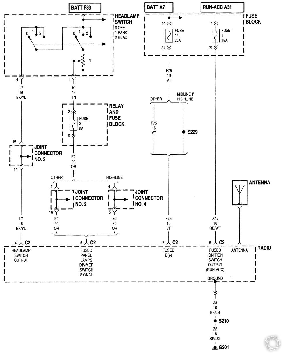 2000 Dodge Ram 1500 Van Radio - Last Post -- posted image.