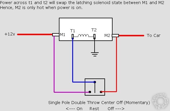 latching master relay wiring -- posted image.