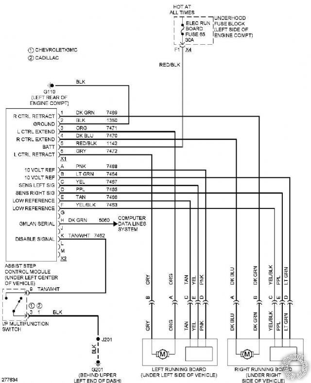 Relay Suggestions for 2013 Cadillac Escalade Power Step Retro Fit - Last Post -- posted image.