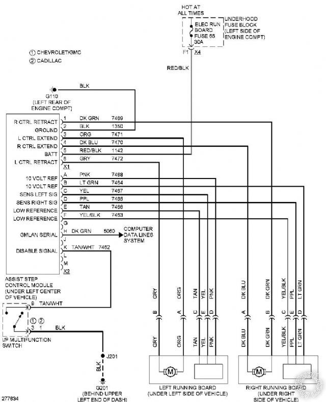 timed 12v relay for power folding steps -- posted image.