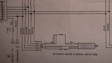 How to connect the alarm to the powerlock -- posted image.