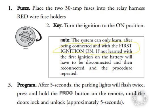 Boa 265B Remote Start Not Starting, 2001 Dodge Ram -- posted image.