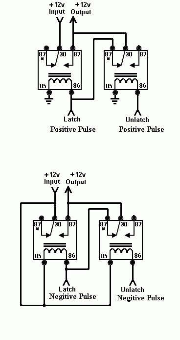 latching relay with input -- posted image.