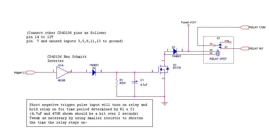 1 pulse to latch 3 second -- posted image.