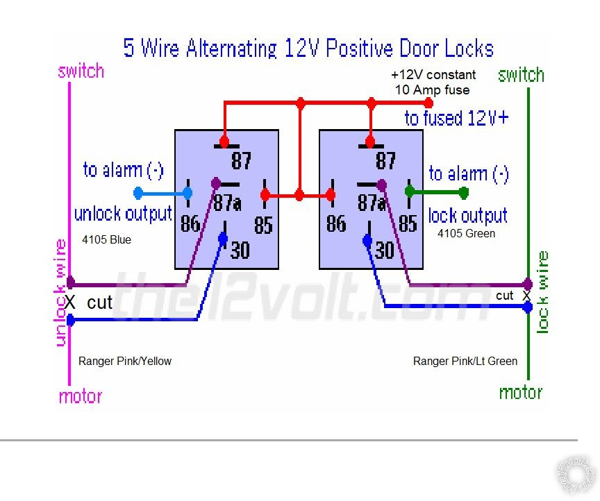 Avital 4105L Door Lock Issues, 1992 Ford Ranger -- posted image.