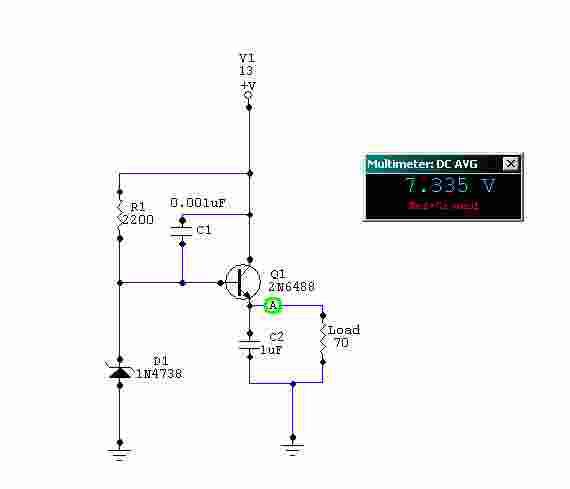 Dropping the voltage -- posted image.