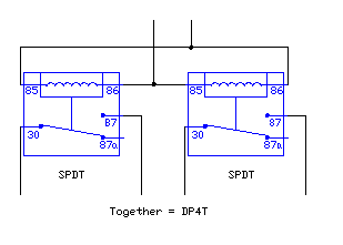 DPDT relays? -- posted image.