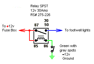 confused about neon light relay diagram -- posted image.