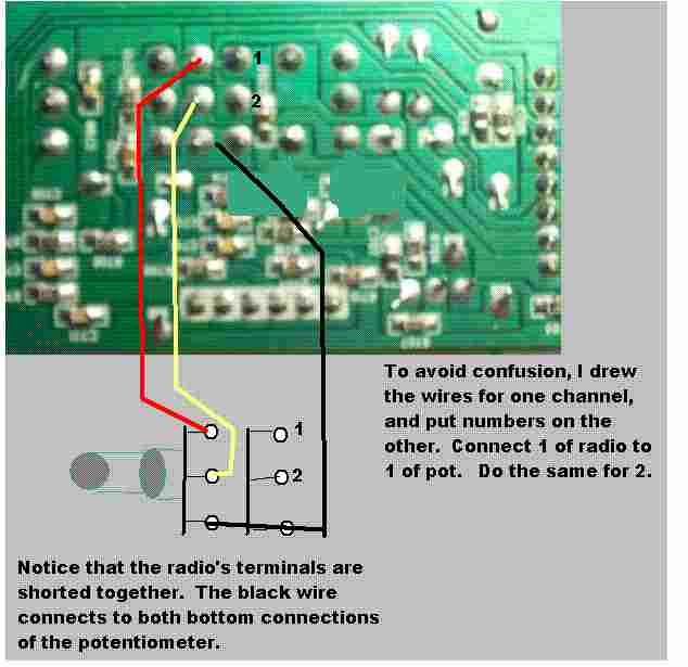 adding a wired remote volume switch -- posted image.