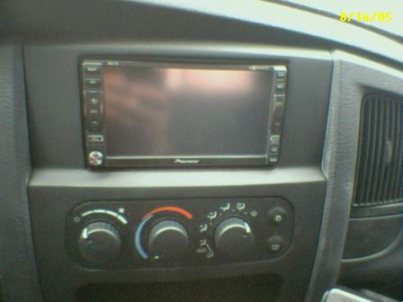 Anyone do Double DIN in Dodge Ram yet? -- posted image.