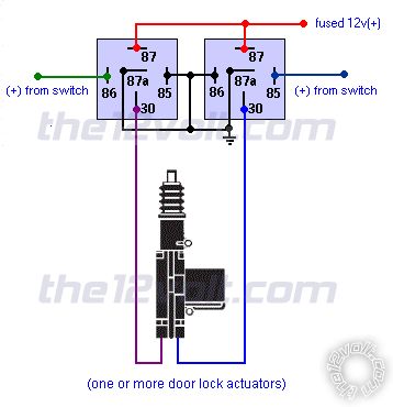 Push Button Start, Reverse Polarity Lock Actuator -- posted image.