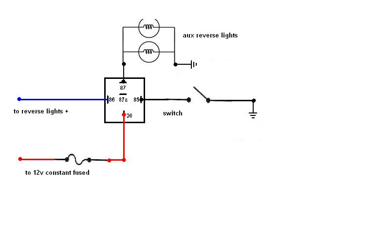 backup lights with override switch -- posted image.