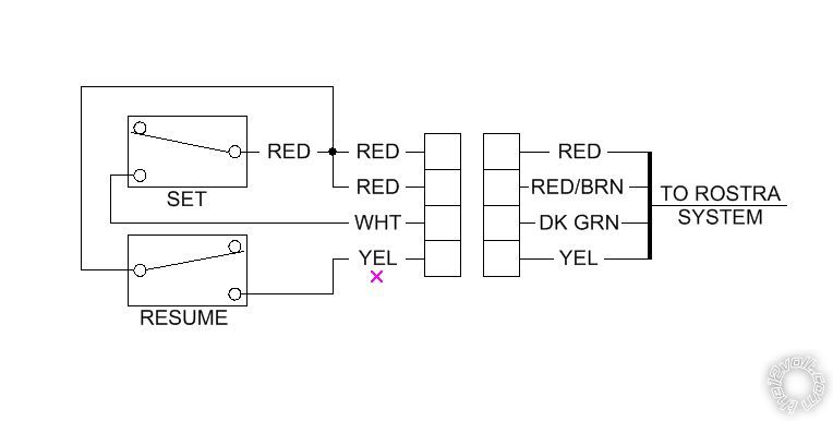 Factory GM 60's Engage Switch w/ Rostra Cruise - Last Post -- posted image.