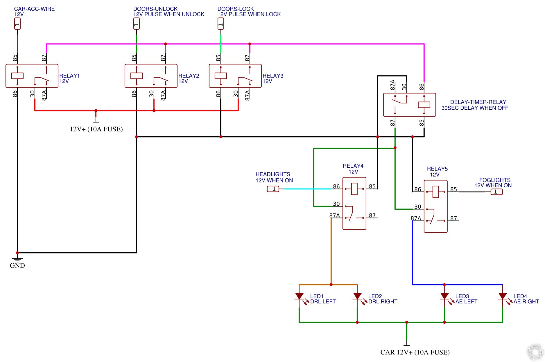 Controlling Daytime Running Lights -- posted image.