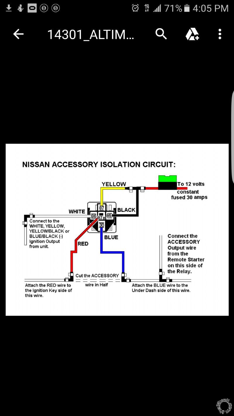 98 Altima Remote Start - Last Post -- posted image.