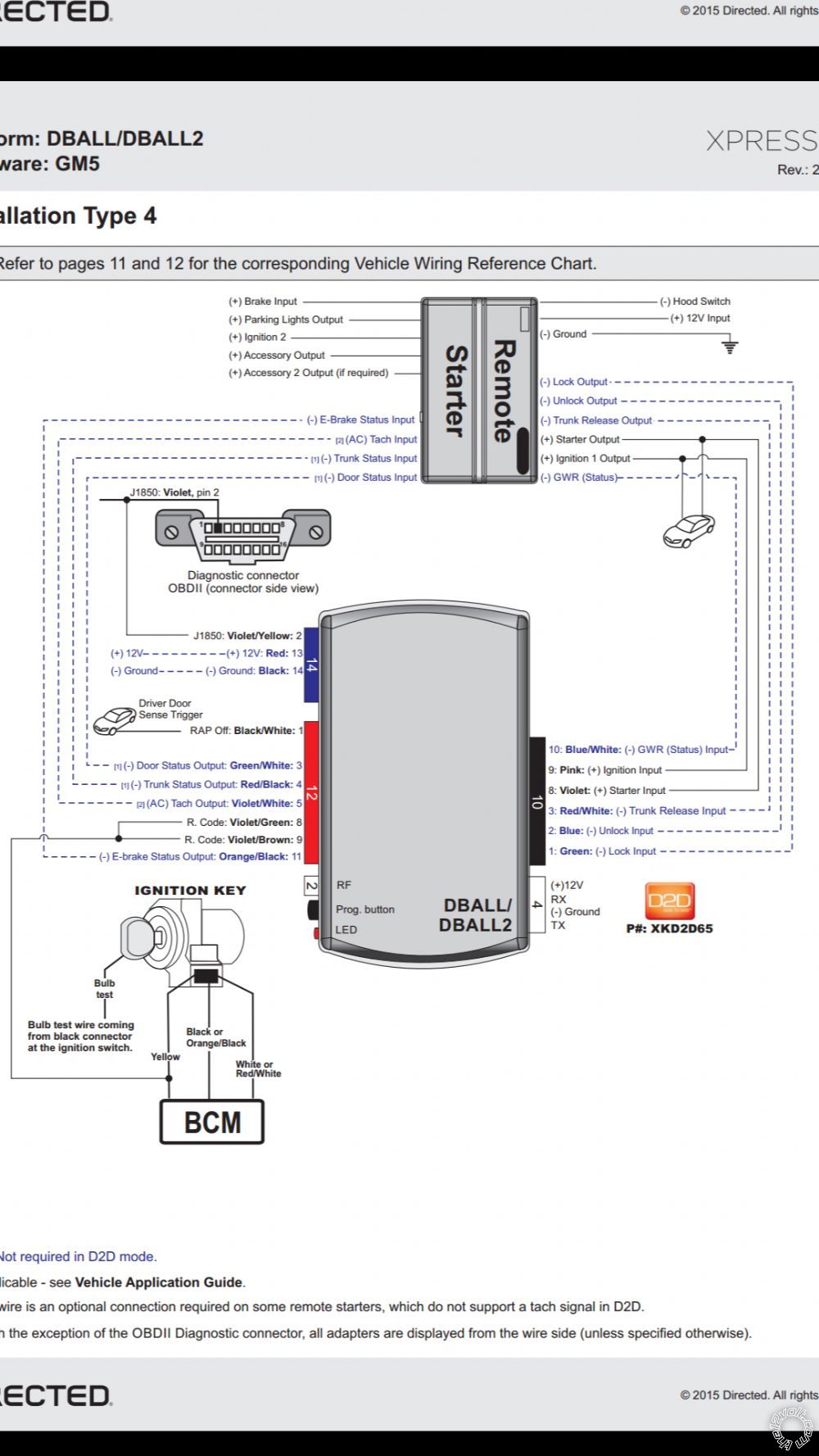 Viper 5704/DB3 on 02 Escalade EXT issues -- posted image.