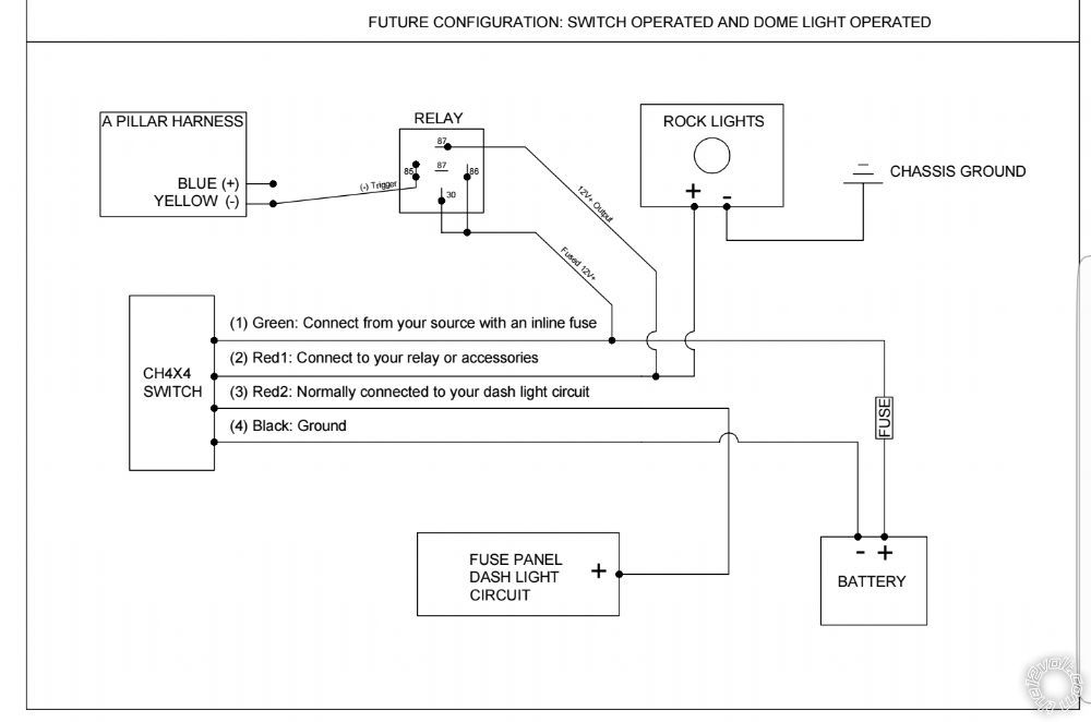 Relay Chatter When Wiring to Dome Light -- posted image.