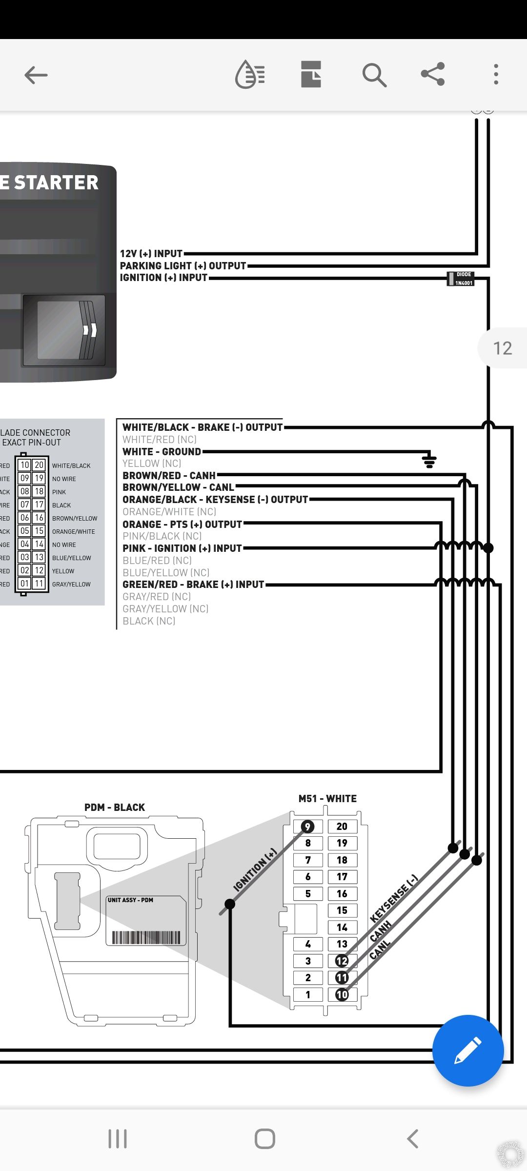 Remote Start Brake Switch Relay -- posted image.