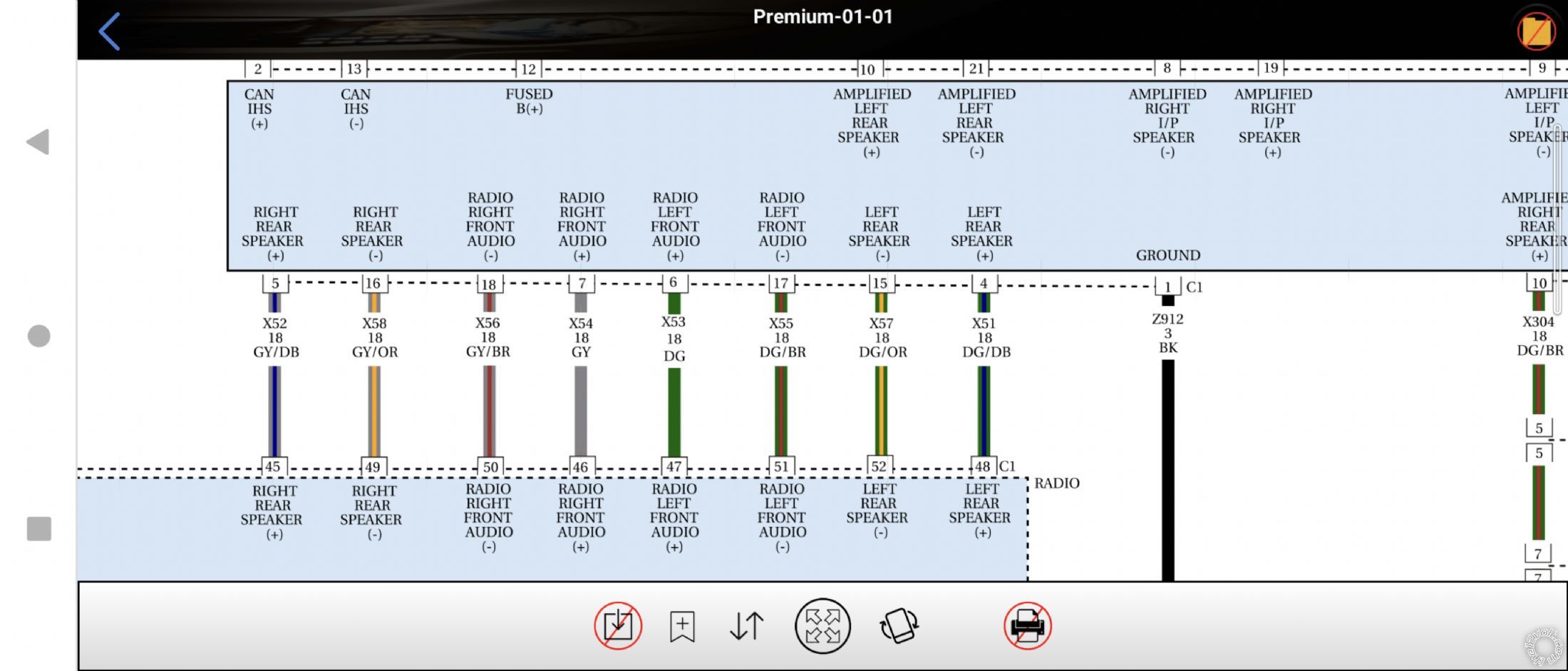 2015 Ram 1500, Audio Signal For Amplifier -- posted image.