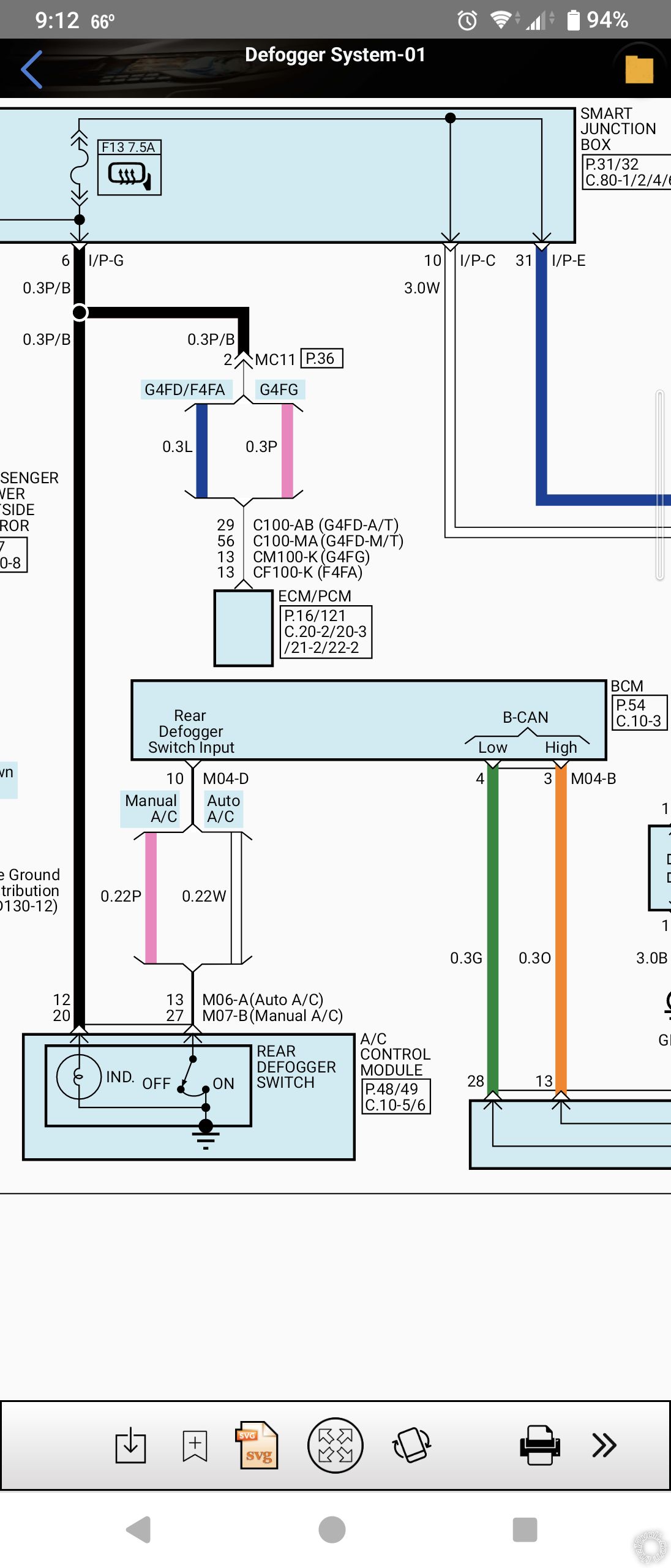 2019 Kia Soul, Rear Defrost Wiring -- posted image.