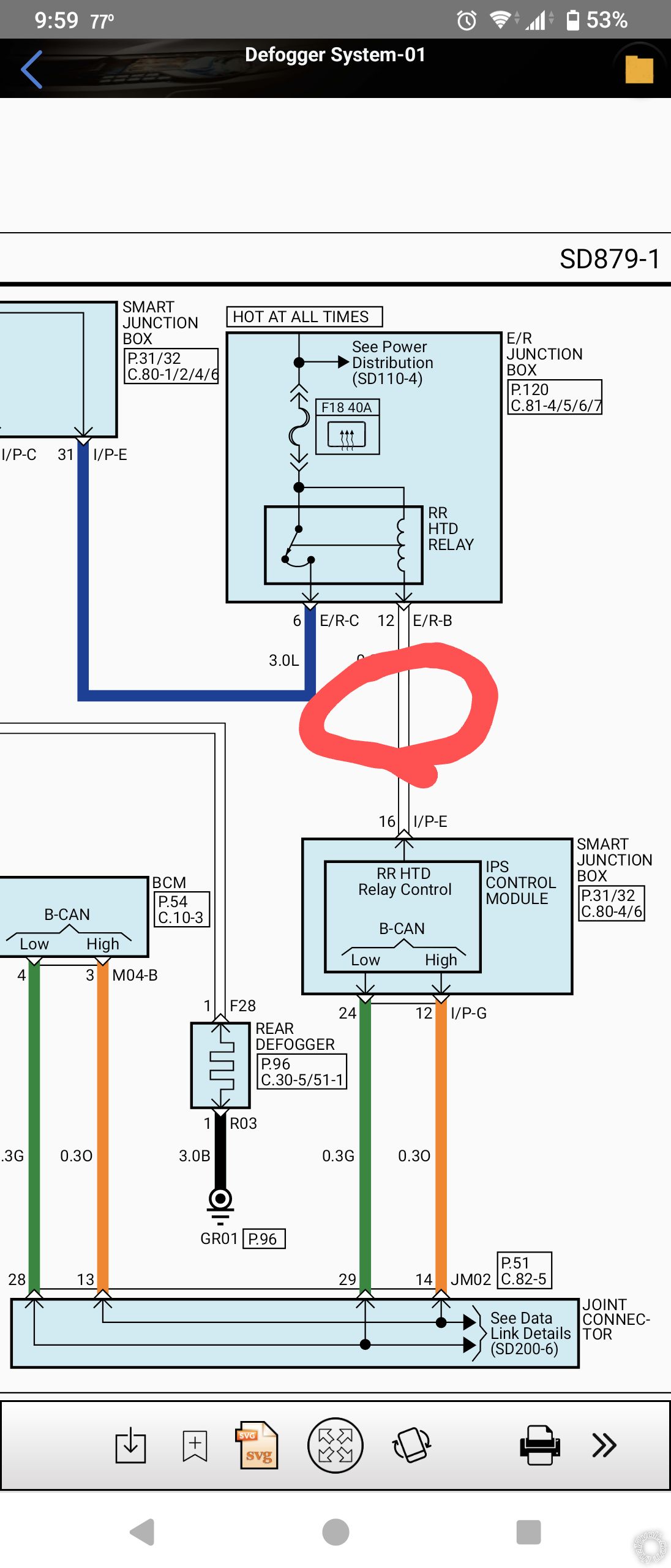 2019 Kia Soul, Rear Defrost Wiring -- posted image.