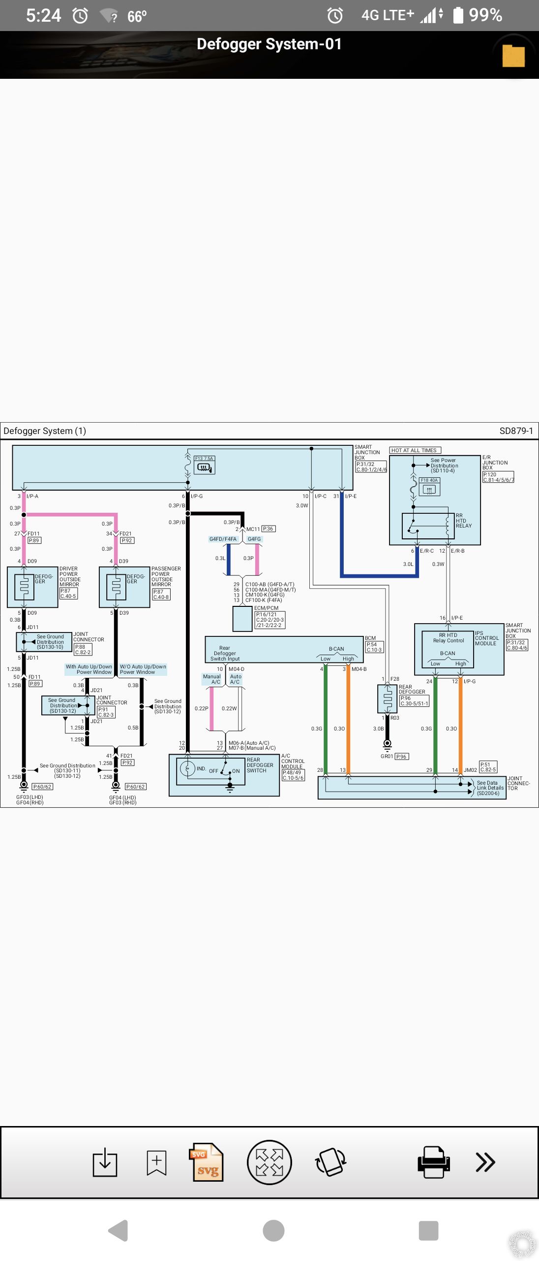 2019 Kia Soul, Rear Defrost Wiring -- posted image.