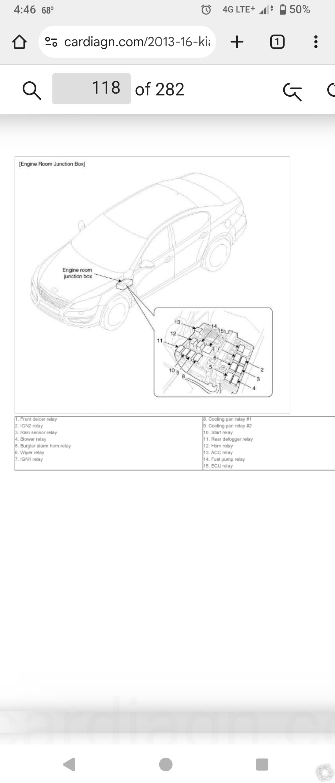 2014 Kia Cadenza, Battery Drain -- posted image.
