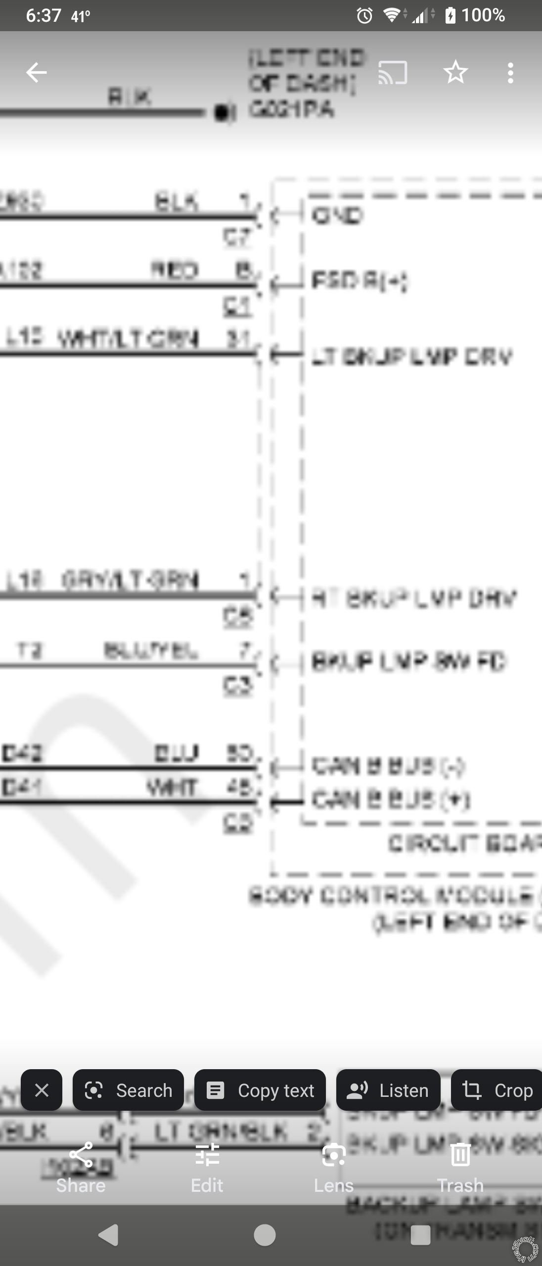 2017 Ram ProMaster City, Radio Wiring -- posted image.
