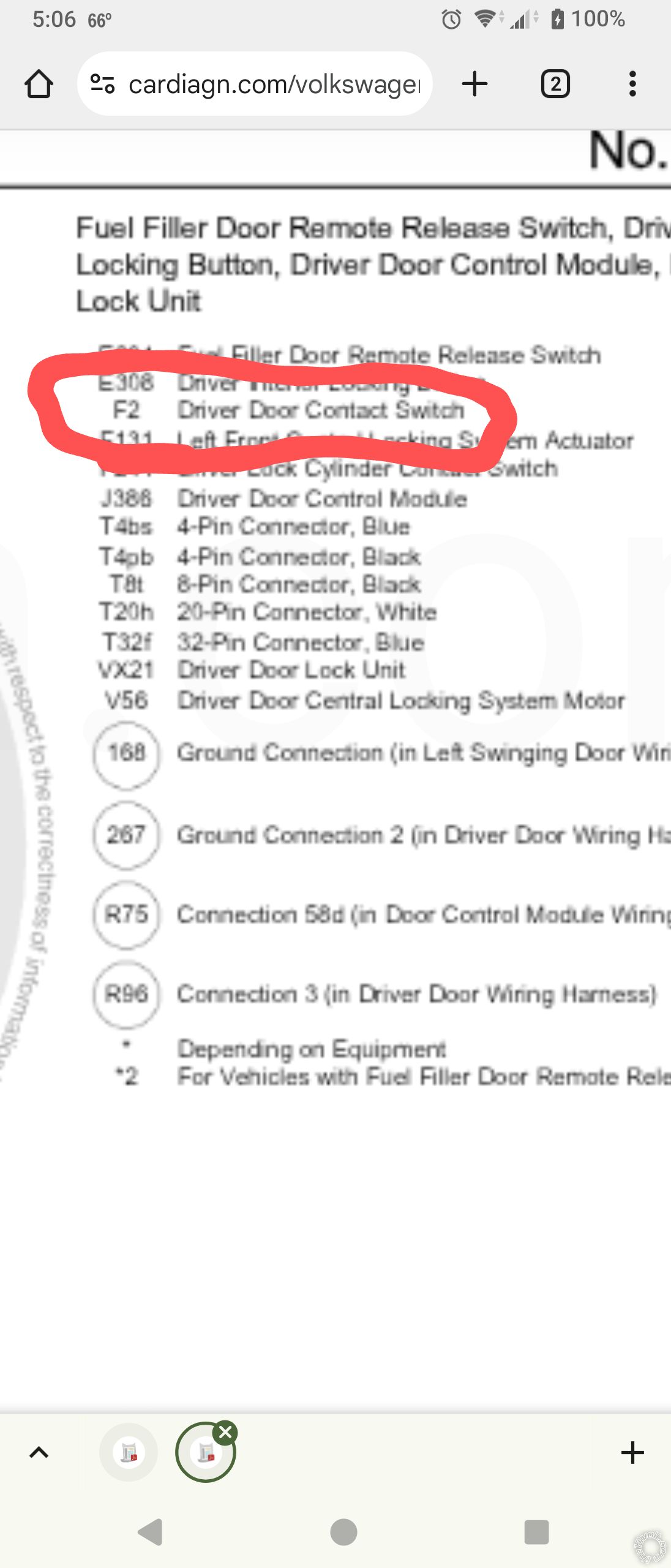 2022 Volkswagen Taos, Door Pin? -- posted image.