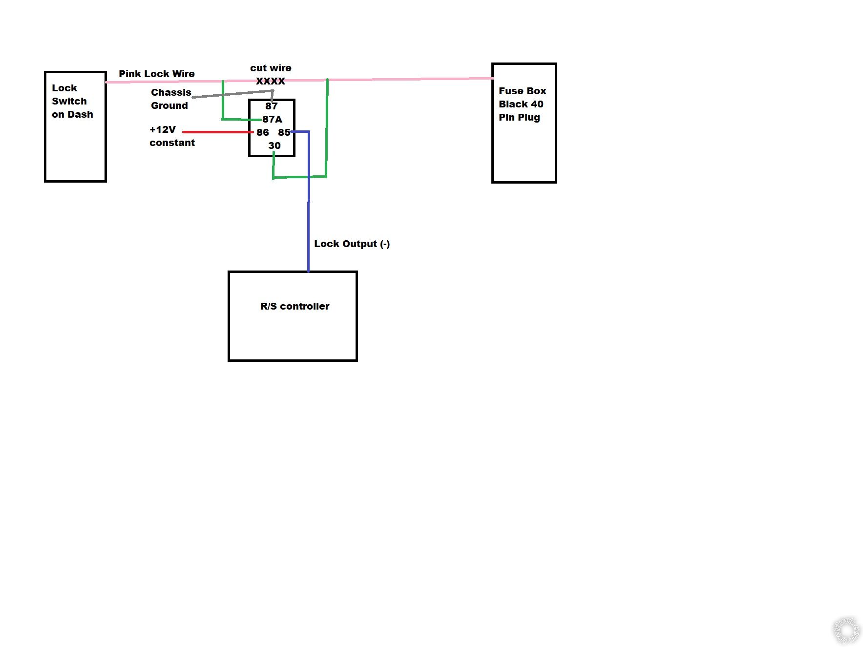 Relay To Isolate Wire From Lock/Unlock Switch? - Last Post -- posted image.