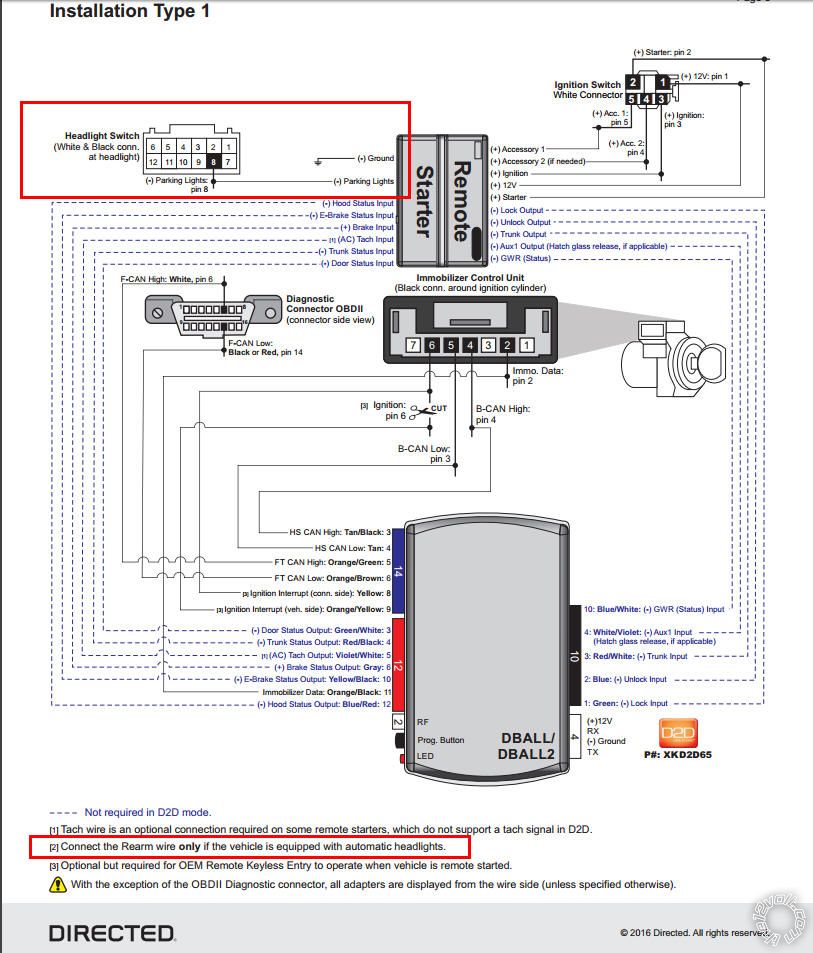 Viper 4806V with DBALL2 for 2012 Honda Odyssey -- posted image.