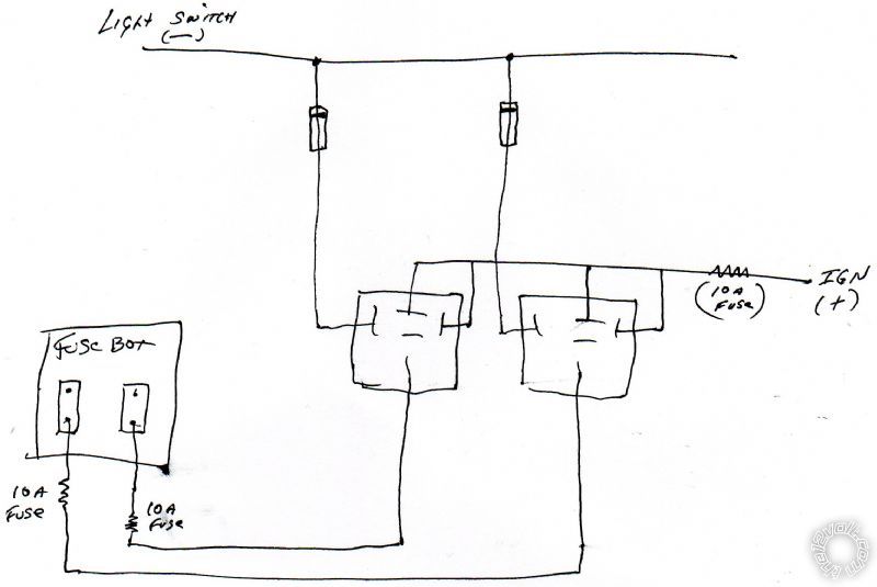 relay set-up, turn off light circuit, son - Last Post -- posted image.