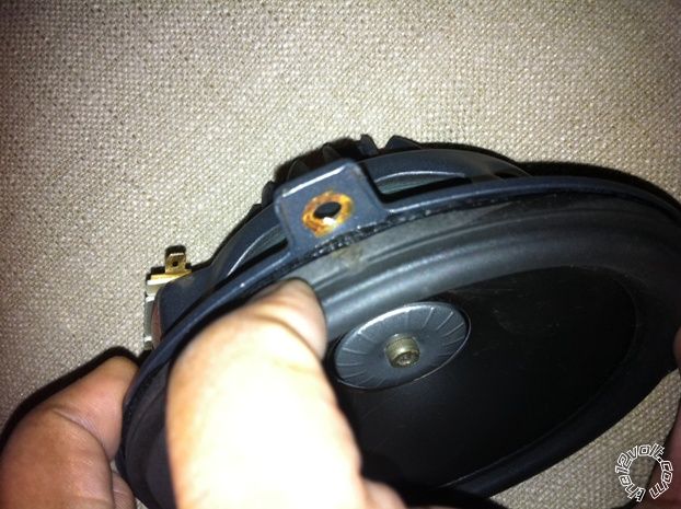 replacing blown boston acoustics speaker -- posted image.