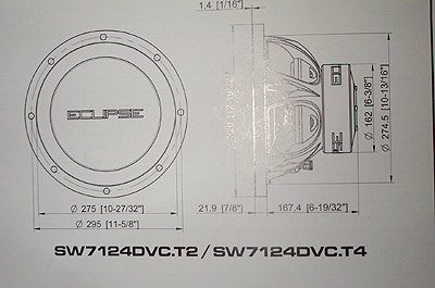 12'' Eclipse Subwoofer, Designing Box - Last Post -- posted image.