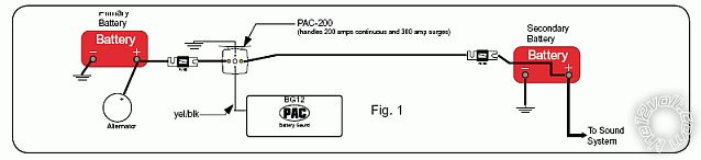 battery isolator relay diagram