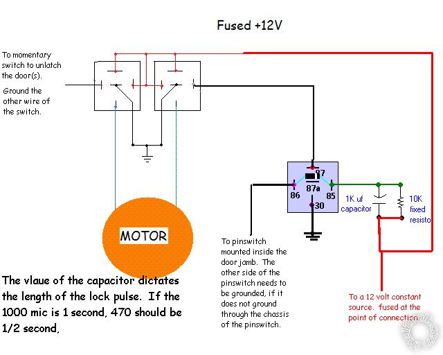 custom door latch, switch, relay? -- posted image.