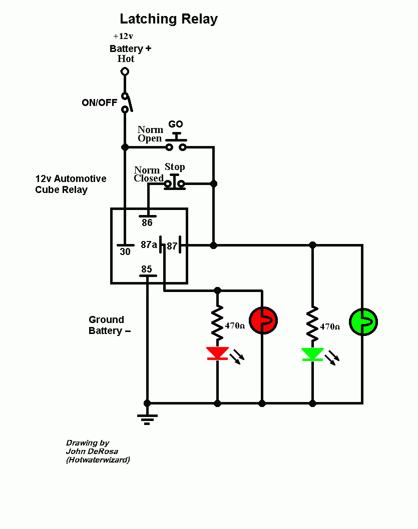 Another latching relay? -- posted image.