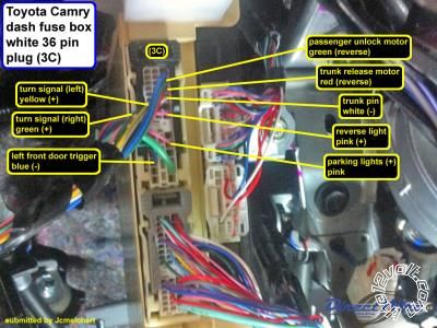 2014 Camry XLE, Alarm/Remote Start, Stereo Wiring -- posted image.