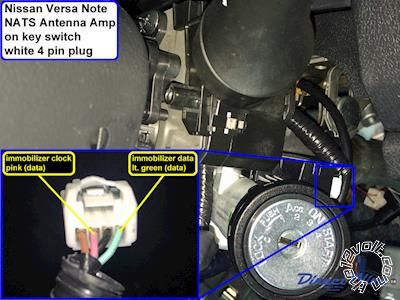 16 Nissan versa note sv, immobilizer -- posted image.