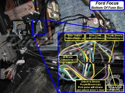2010 focus lock/unlock wires pkall issue -- posted image.