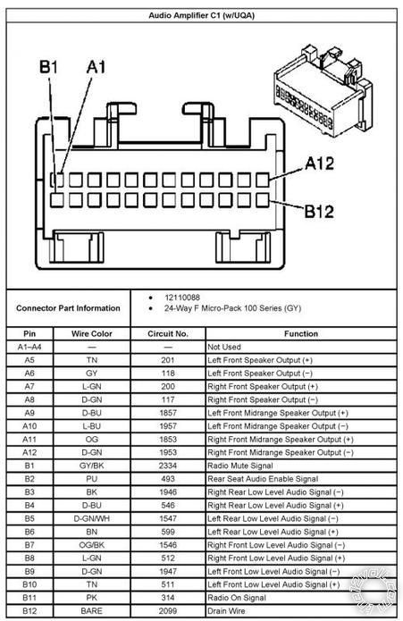 Noob, 06 Chevrolet Trailblazer Amp Replacement - Last Post -- posted image.