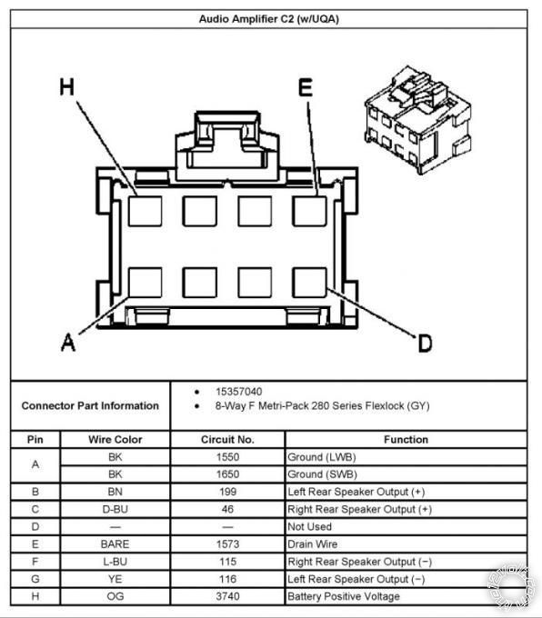 Noob, 06 Chevrolet Trailblazer Amp Replacement -- posted image.