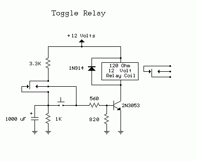 Latching Relay to Flip Flop -- posted image.