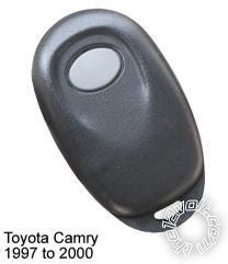 how to open 1997 to 2000 camry remote? -- posted image.