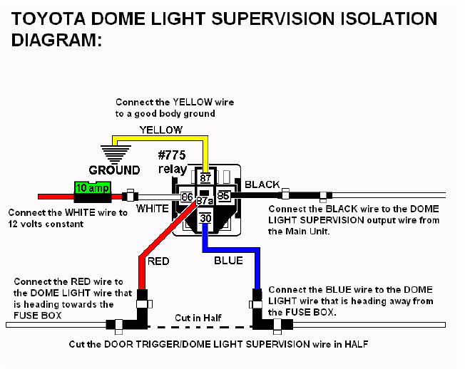 Dome Light Wiring Diagram In Hyundai Elantra from www.the12volt.com