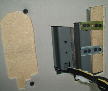 Mounting overhead Video units. -- posted image.