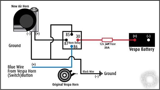 Toad A101CL 2nd Siren/Horn Wiring - Last Post -- posted image.